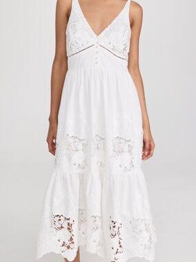 Generation Love White Pippa Midi Lace Sundress